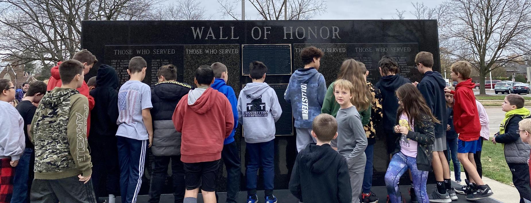 Learning about the men/women who served