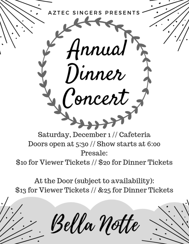 Aztec Singers Dinner Concert Featured Photo