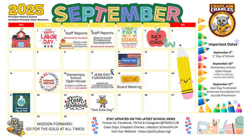 September Calendar