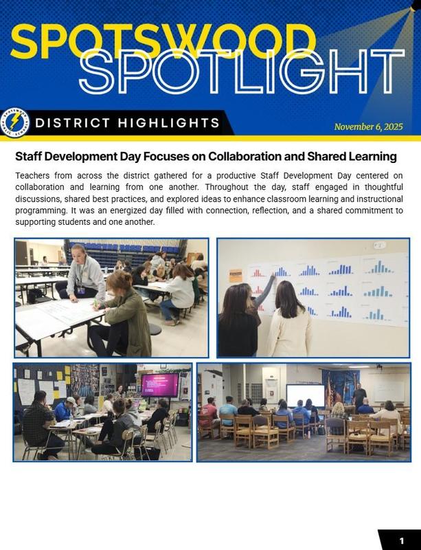 Spotswood Spotlight November 6, 2025 Featured Photo