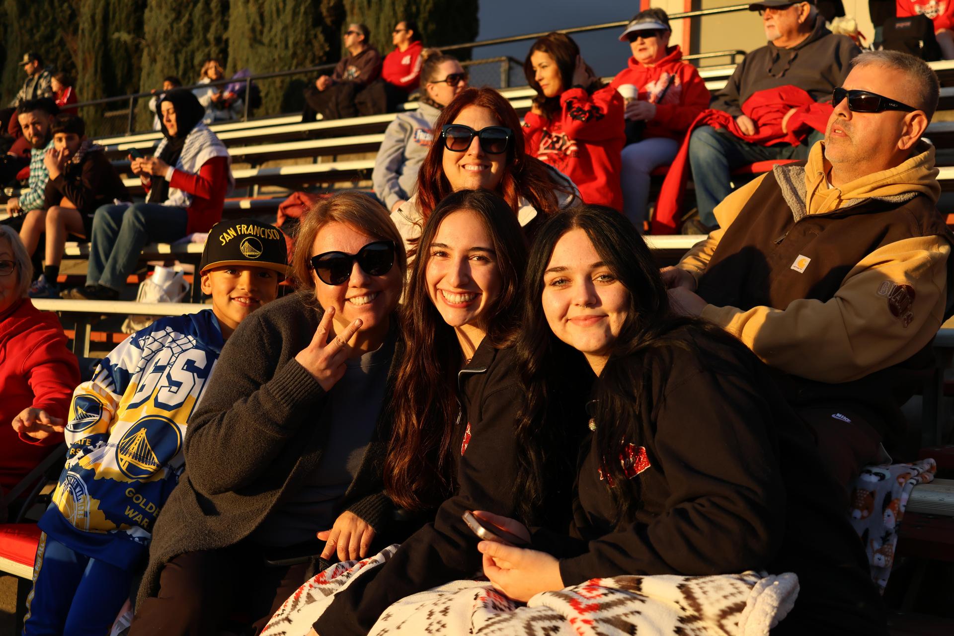 people enjoying senior night