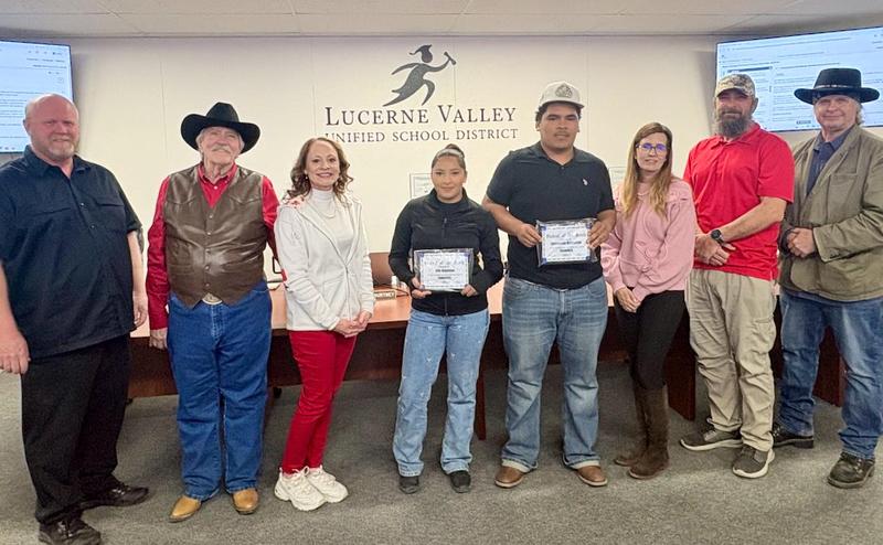 Iris Guzman, Leonardo Gutierrez Named Students of the Month Featured Photo