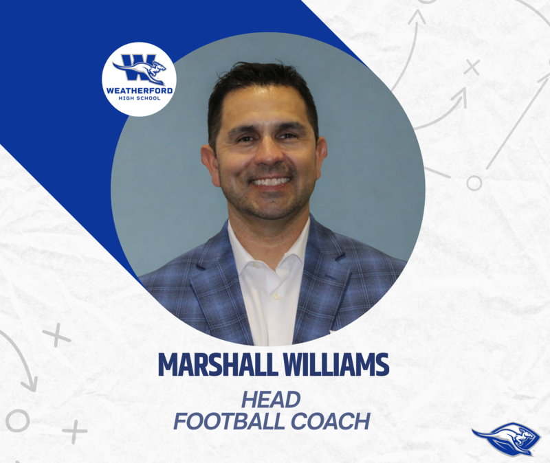 Weatherford ISD Names Marshall Williams as Head Football Coach Featured Photo