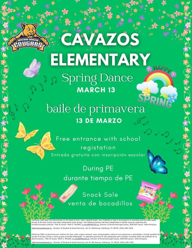 spring dance free with school registration