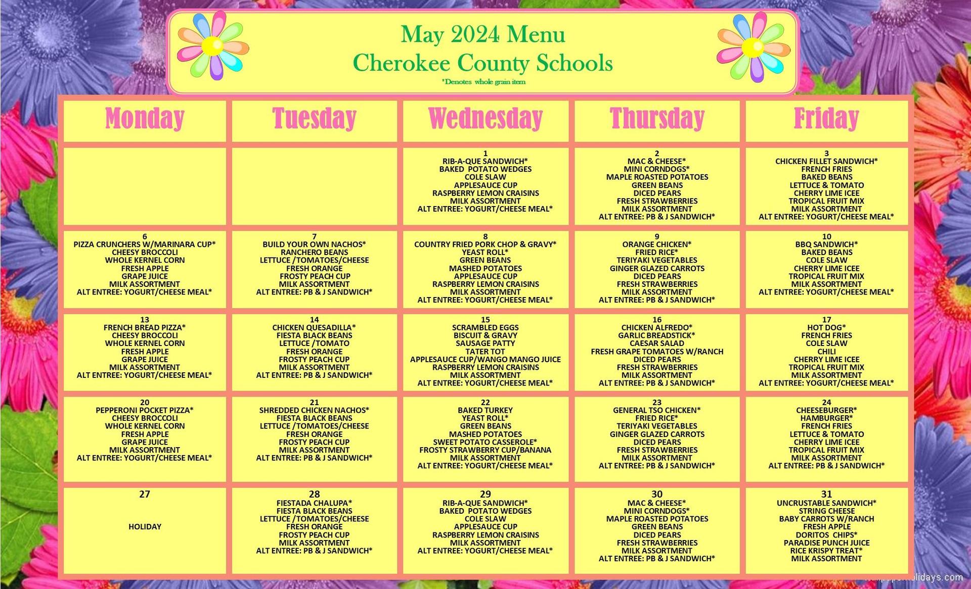 Menus Linkbased Pages Cherokee County School District