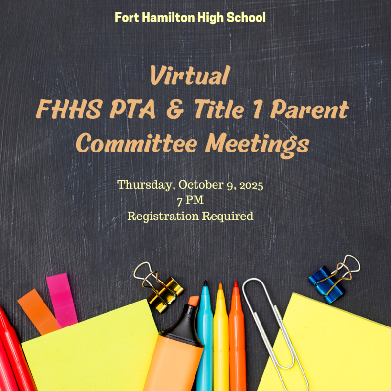 October PTA Meeting - October 9, 2025, at 7 PM Featured Photo