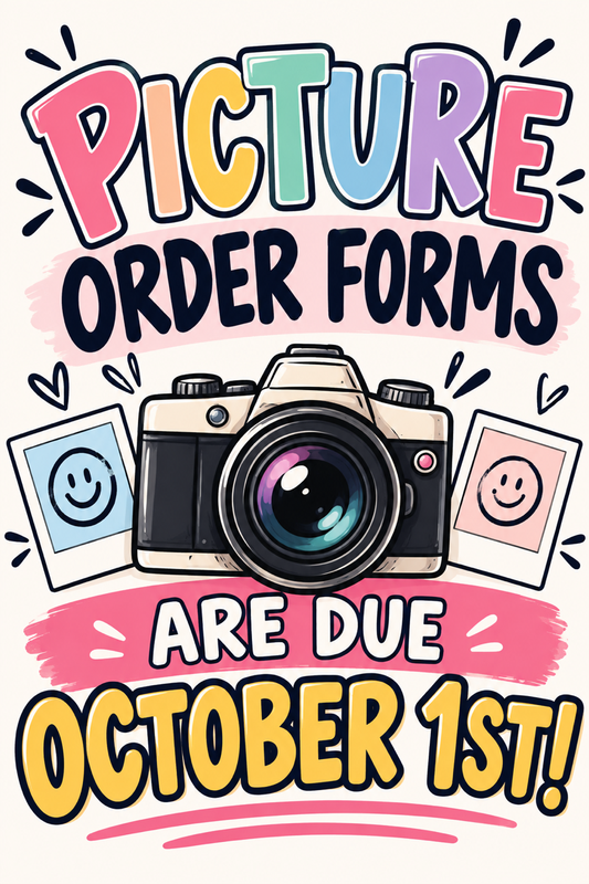 Picture order forms due Oct 1st