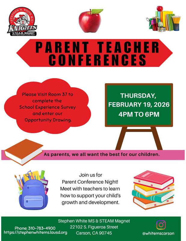 PARENT CONFERENCE NIGHT 2.19.26
