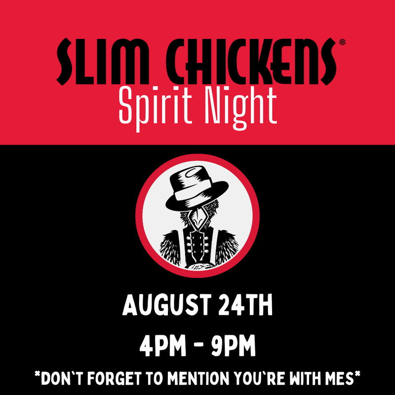 slim chickens spirit night