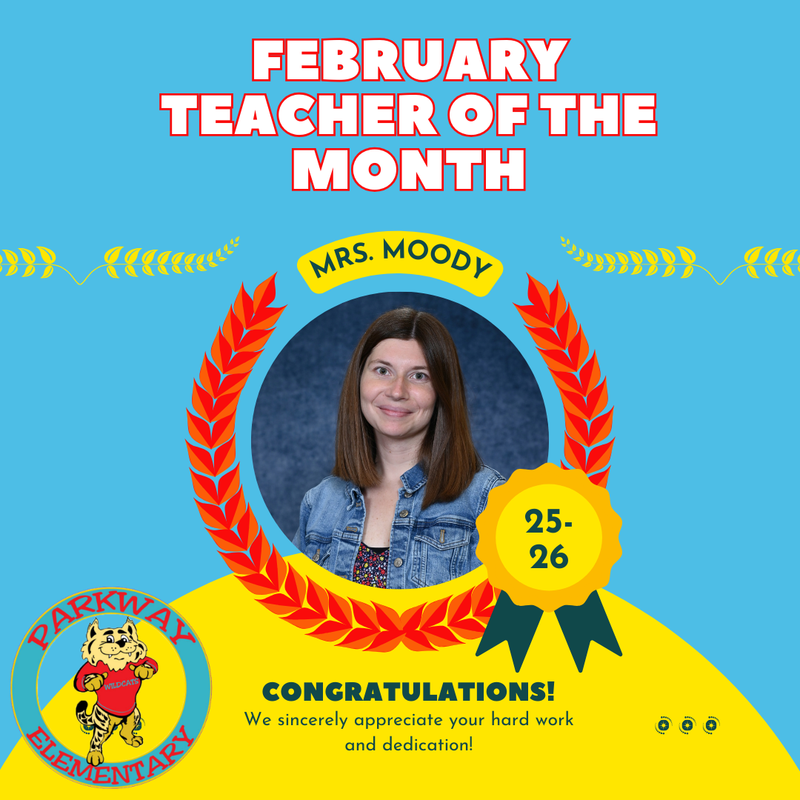 Parkway teacher of the month