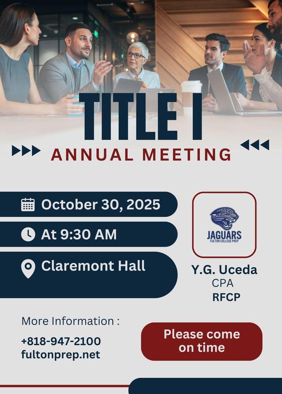 Annual Title I Meeting