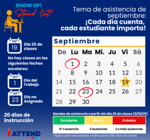 Spanish September Calendar