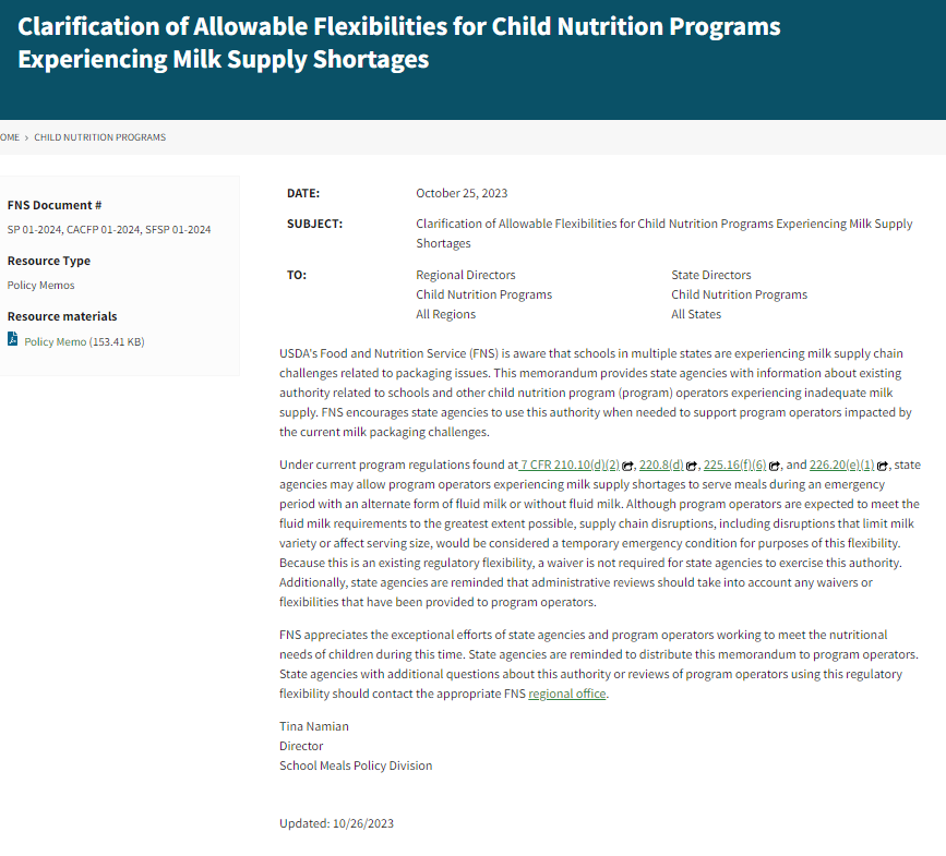 Food Service Quick Links Saint Marys Area School District