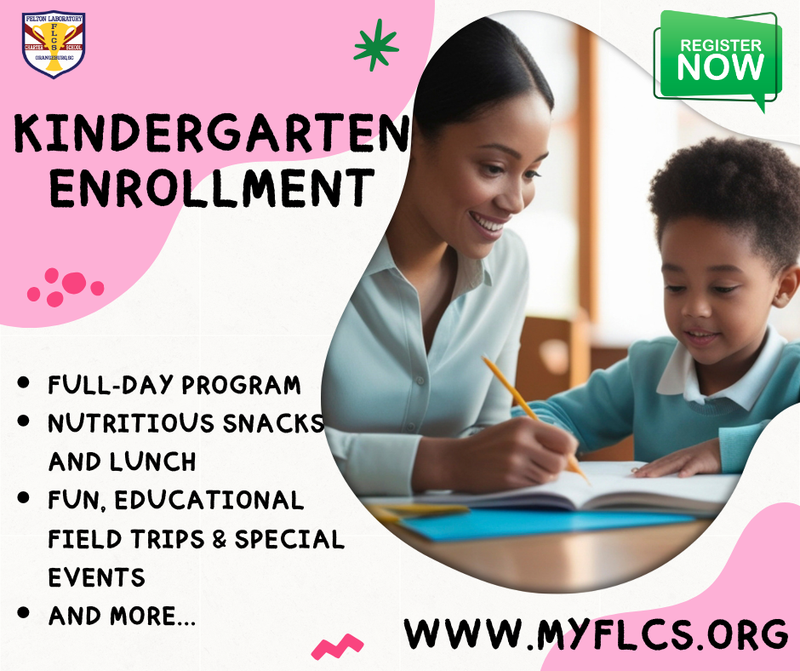Kindergarten Enrollment is Open!! Register Today!