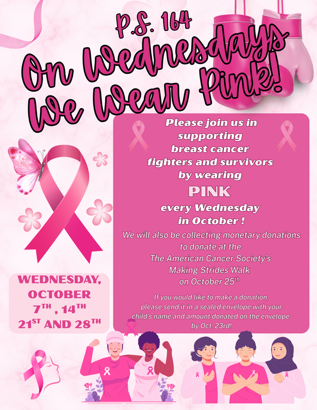 Wear Pink Wednesdays