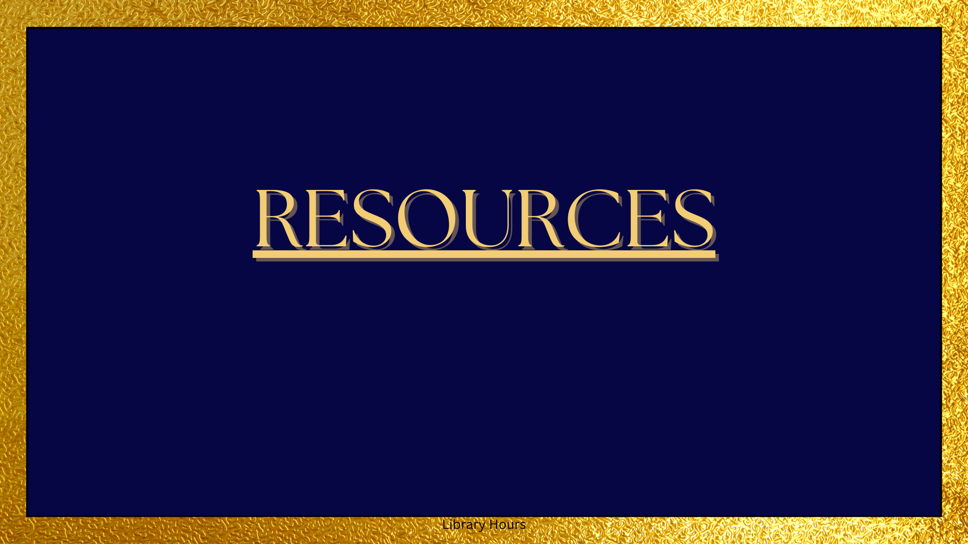 Resources