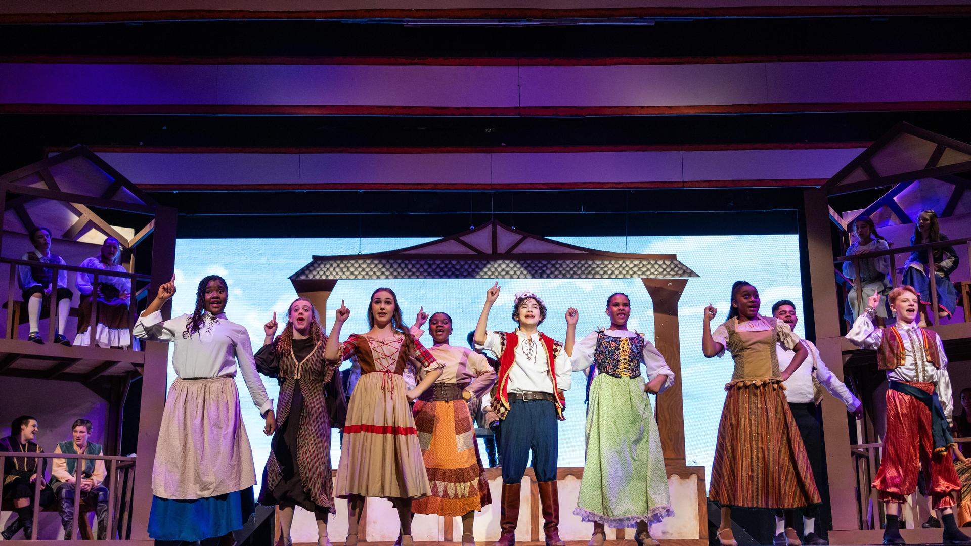 A scene from Something Rotten, Jr.