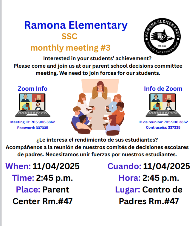 SSC Meeting 11/4/25 Bilingual