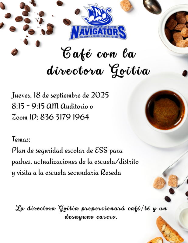 coffee with the principal