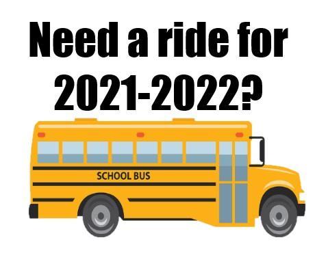 Planning on riding a bus for the 2021-22 school year? Featured Photo