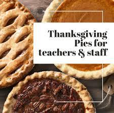 Thanksgiving Desserts for teachers