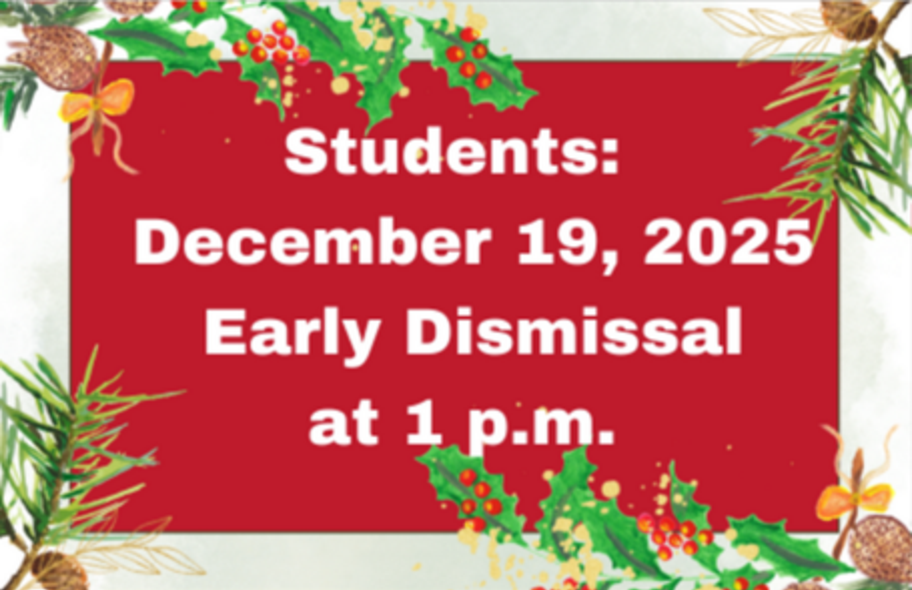 Early Dismissal Dec. 19