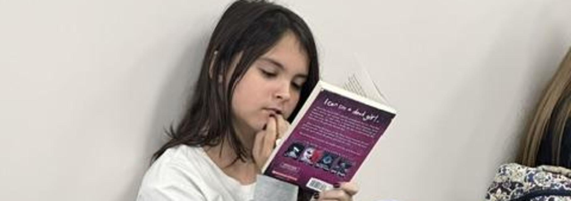 Caught reading a good book