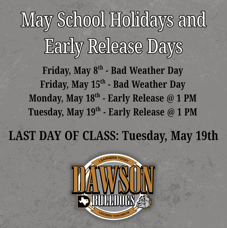 May Calendar Dates Featured Photo