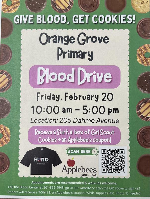 Primary Campus Blood Drive Featured Photo