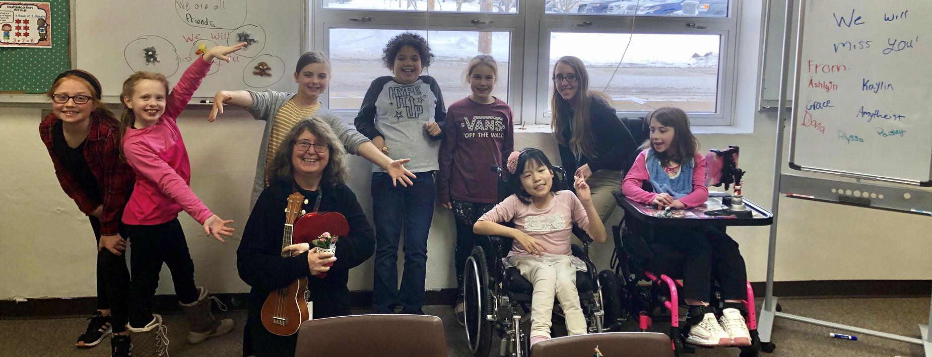 Music class at CCIS
