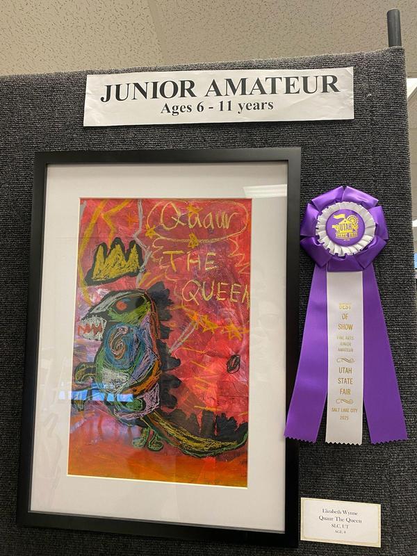 Best in Show Art winner at Utah State Fair 2025