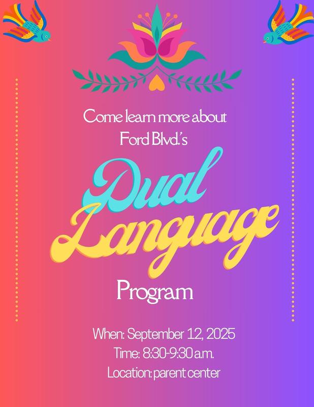 dual language workshop flyer