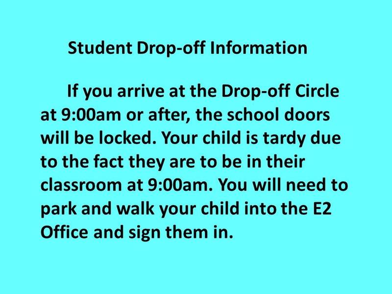 Student Drop-off Information Thumbnail Image
