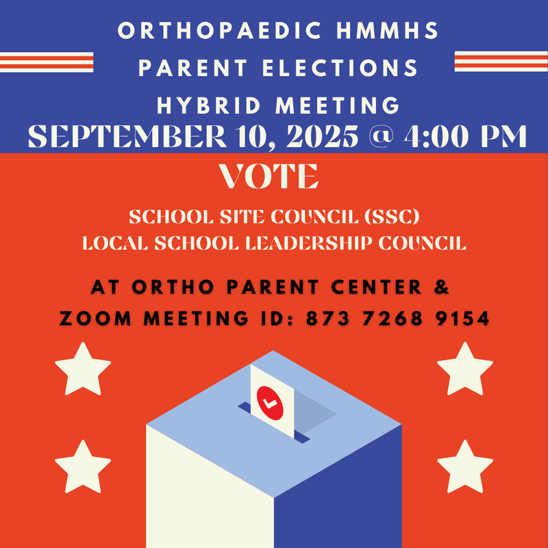 Parent Elections meeting for SSC and LSLC