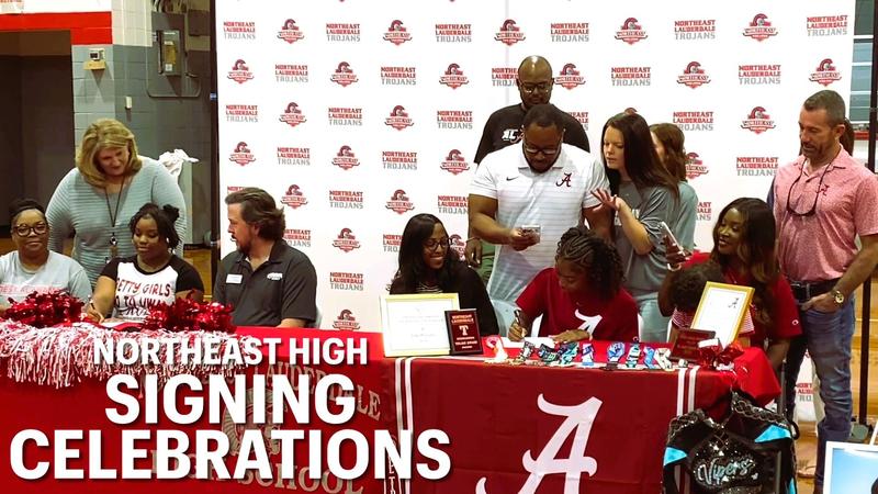 Northeast High Signing Celebration Graphic