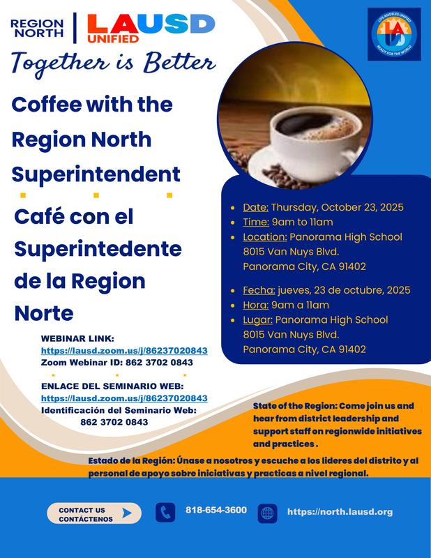 Coffee with the superintendent