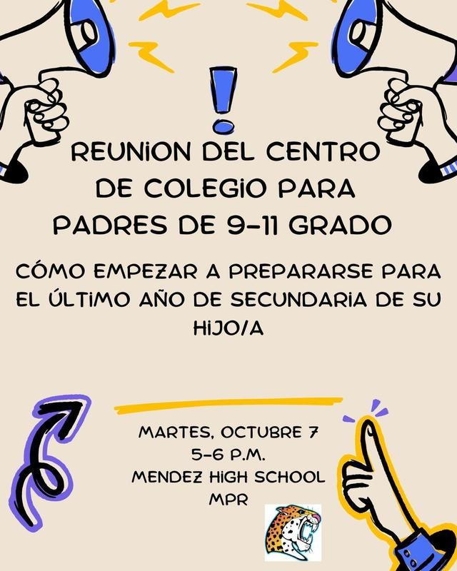 9th-11th grade parent flyer spanish