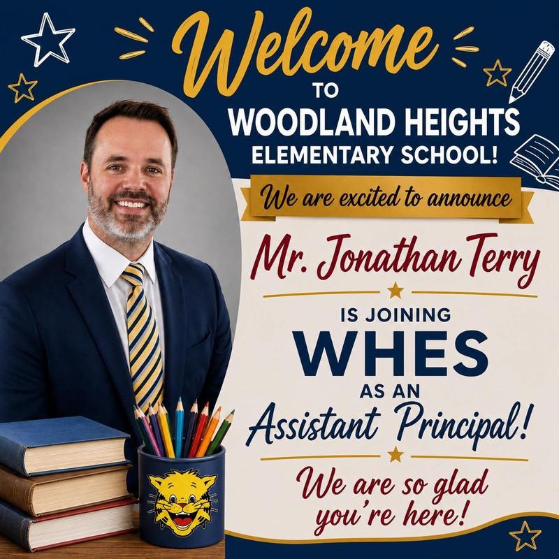 Flyer to welcome new assistant principal