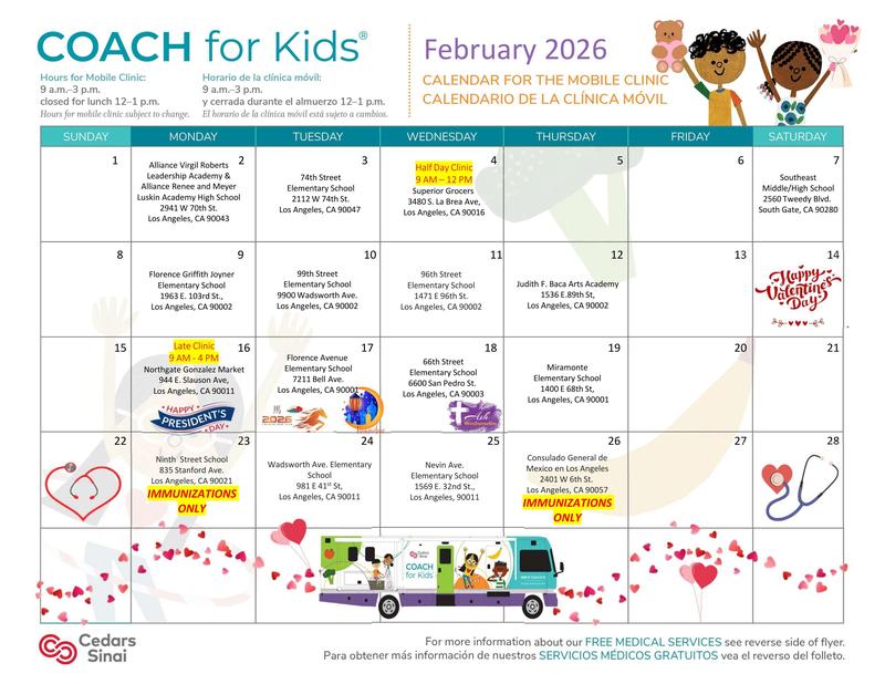 February calendar 2026