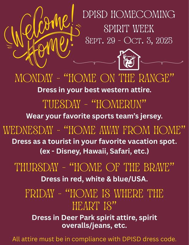 Homecoming Spirit Week