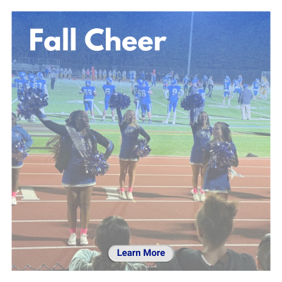 Cheer leaders at a football game