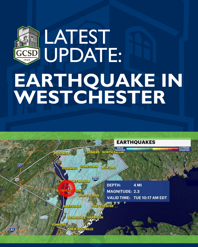 Earthquake in Westchester ENGLISH