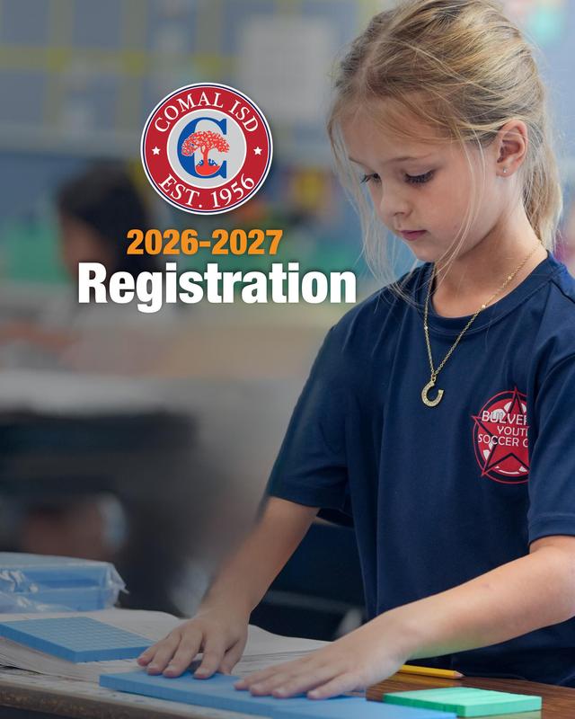 Student with Text for Registration 26-27