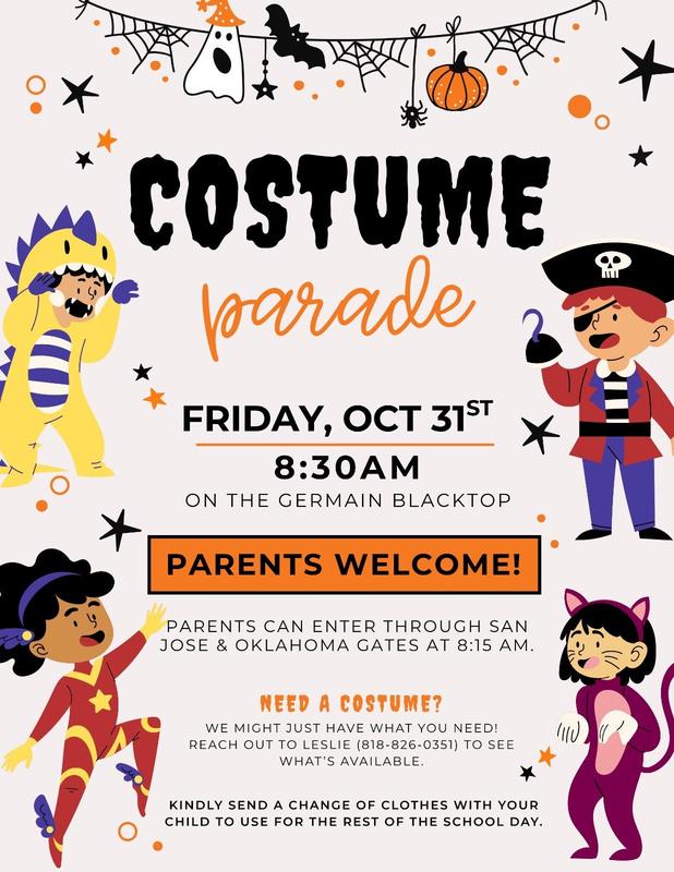 Costume Parade 10/31
