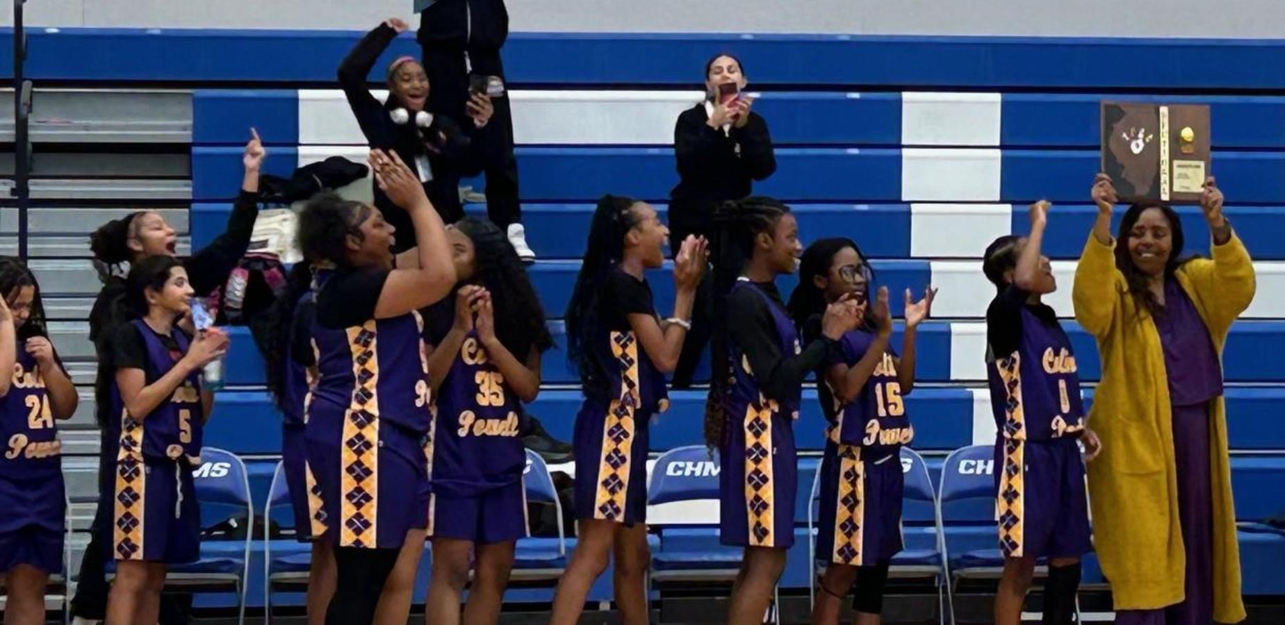 Congratulations to our 7th grade Lady Eagles Basketball Team on winning the Regionals and Sectionals!