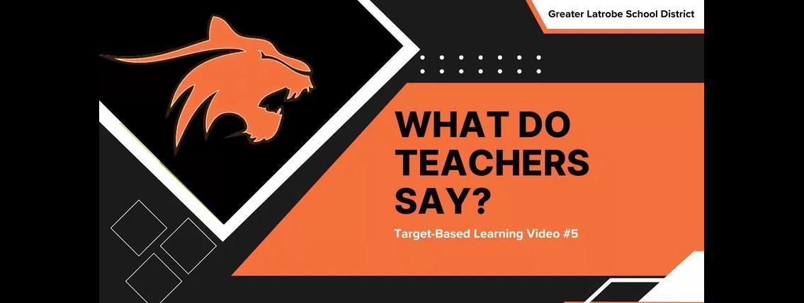 Target Based Learning Video 5