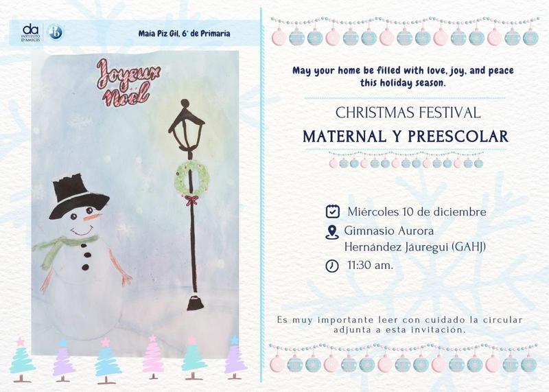 Festival Navideño Maternal y Preescolar