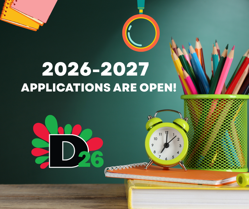 Applications are now open for D26.