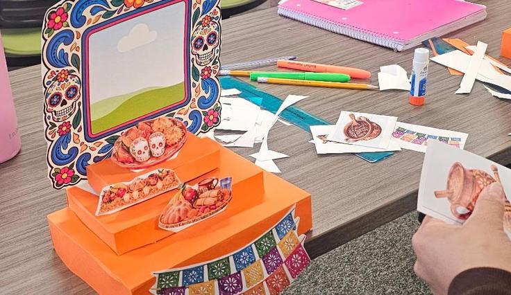 Art project by Adult Education students