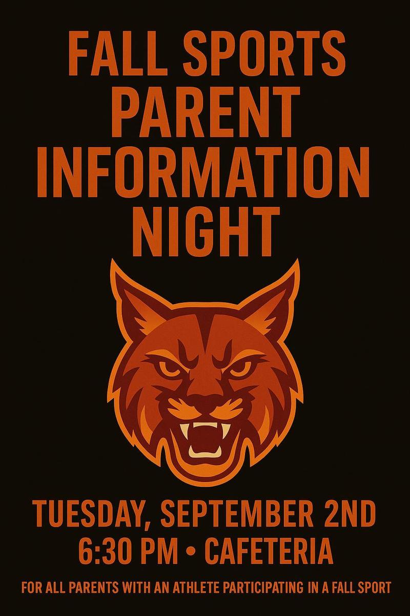 Fall Sports Parent Information Night